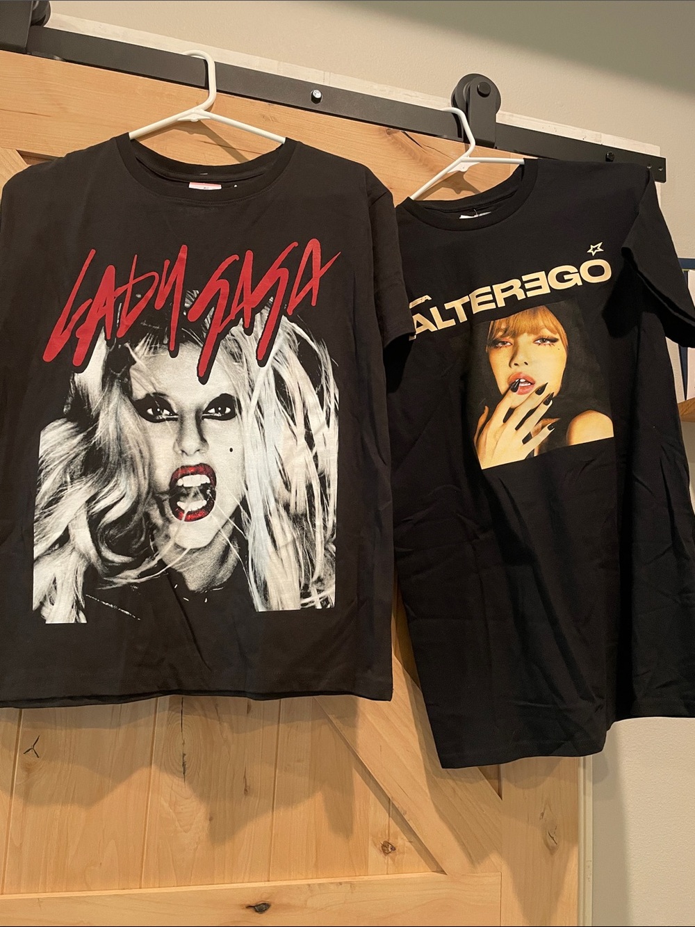 NWT Lady Gaga and Lisa Alterego Black Graphic Tee - Alter Ego Design